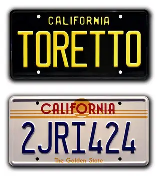 Rýchlo a Zbesilo | Toretto + 2JRI424 | Kovovou Pečiatkou špz-špz špz Rámy Auto Dekor špz